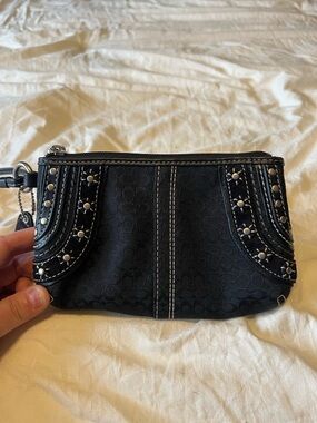 Coach Signature C Studded Wristlet